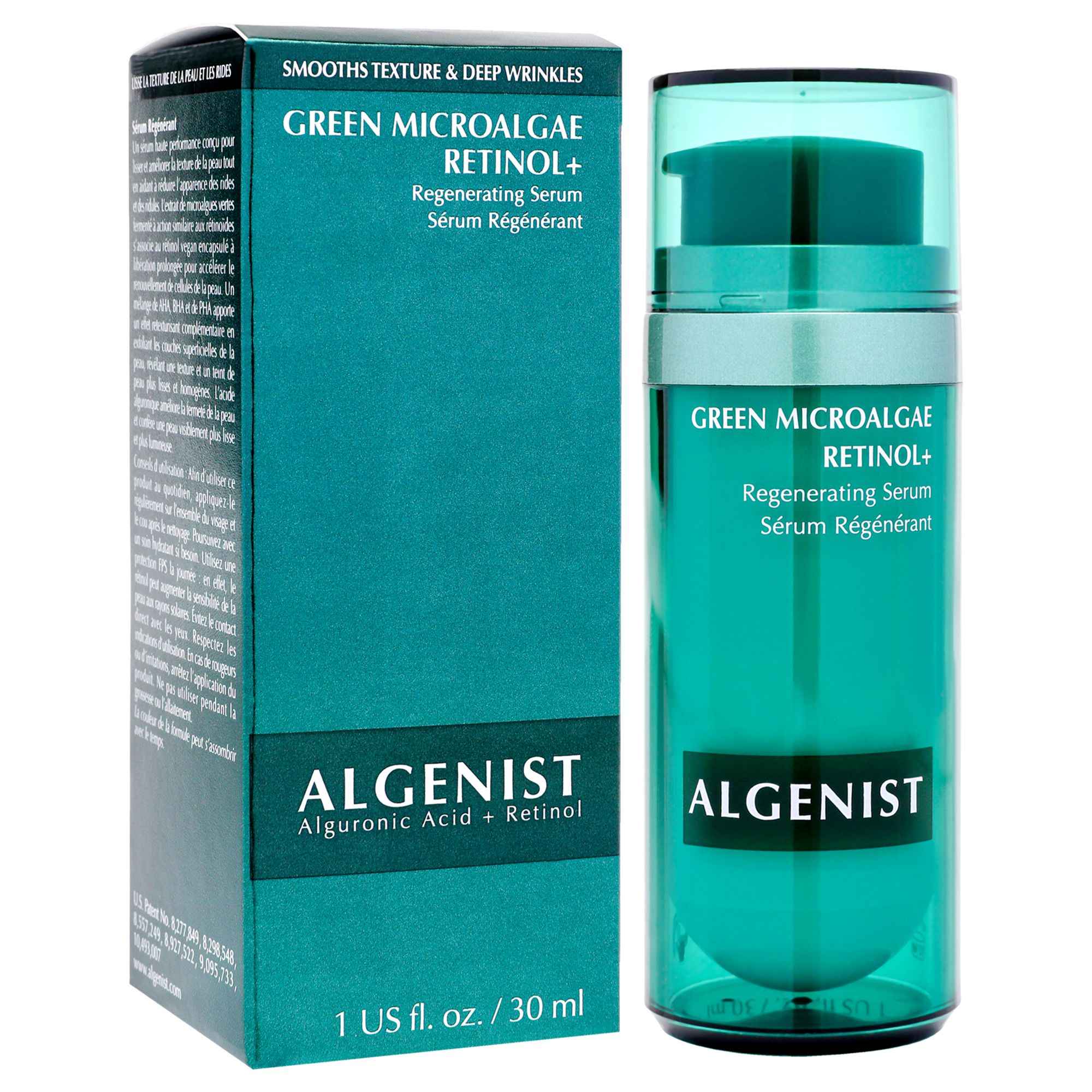 Green Microalgae Retinol Plus Regenerating Serum von Algenist