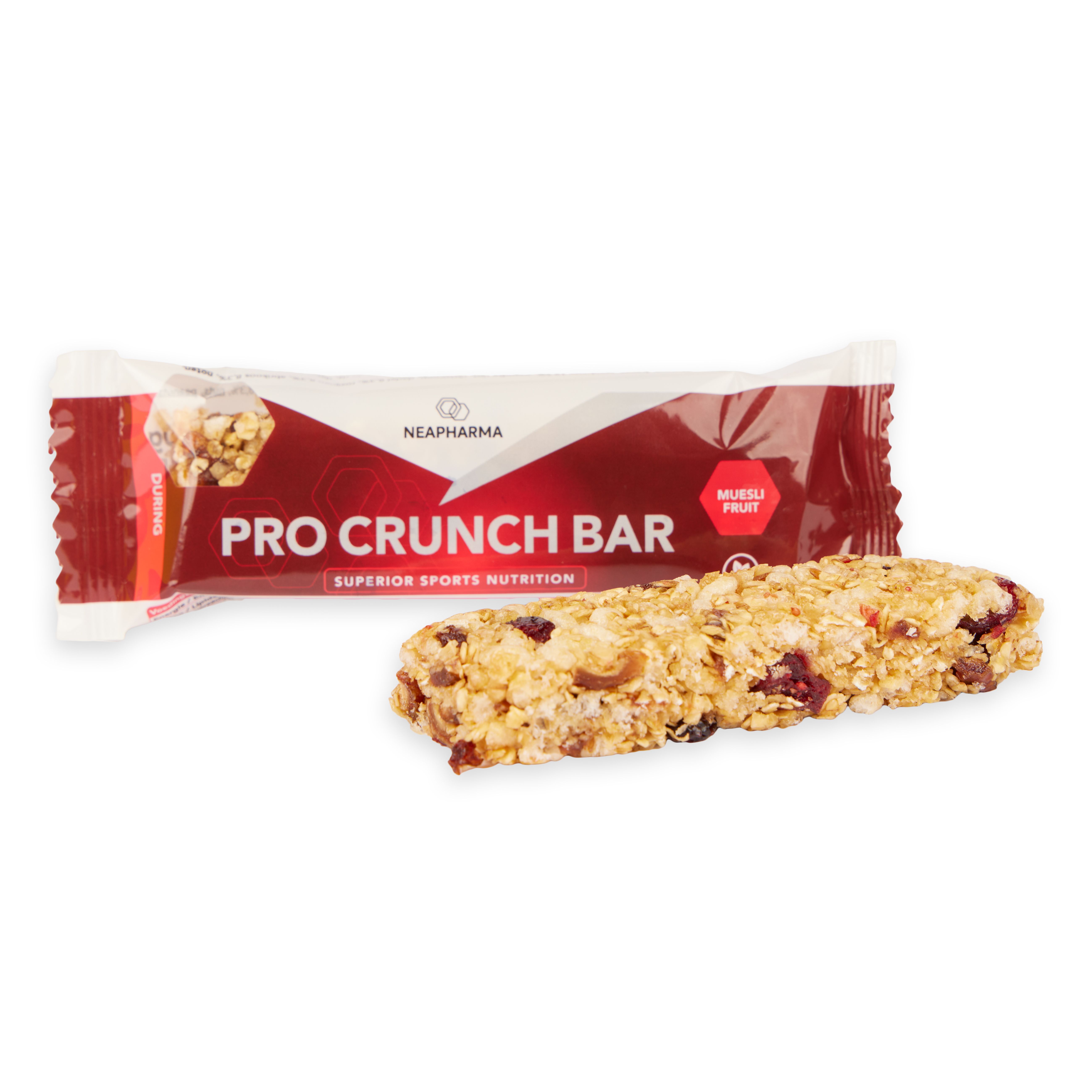 Neapharma Energieriegel Pro Crunch Bar Müsli 12 St Riegel
