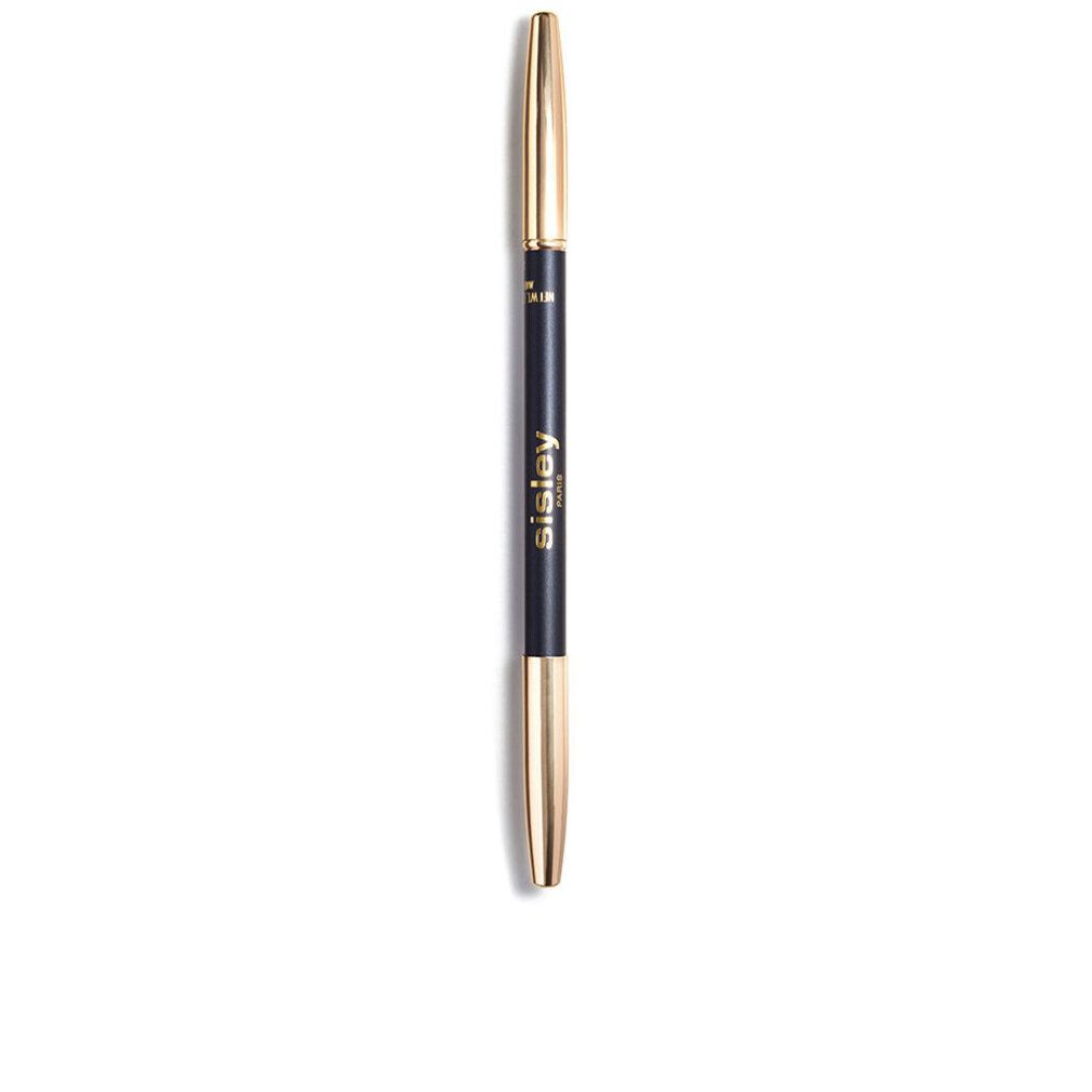 Dunkelblauer Sisley Phyto-Khol Perfect Eyeliner mit goldener Kappe. Schriftzug Sisley.