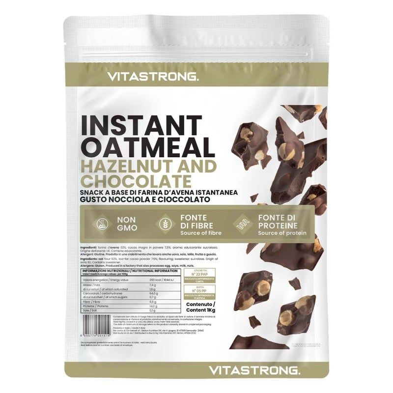Vitastrong Instant Oatmeal - Hazelnut & Choco