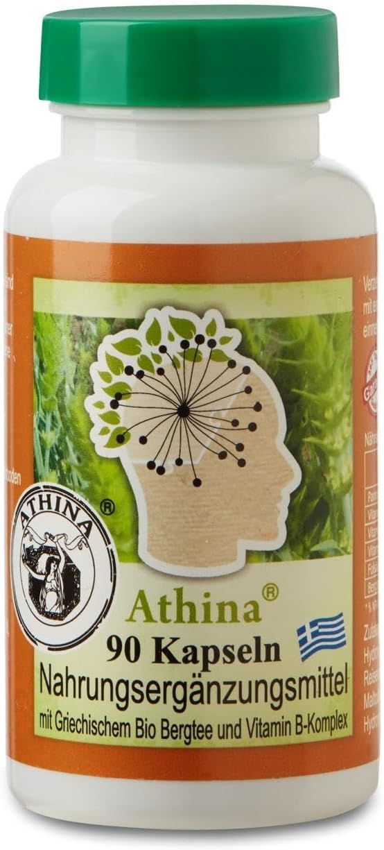 Athina Griechischer Bio Bergtee und Vitamin B Kps. 90 St Kapseln