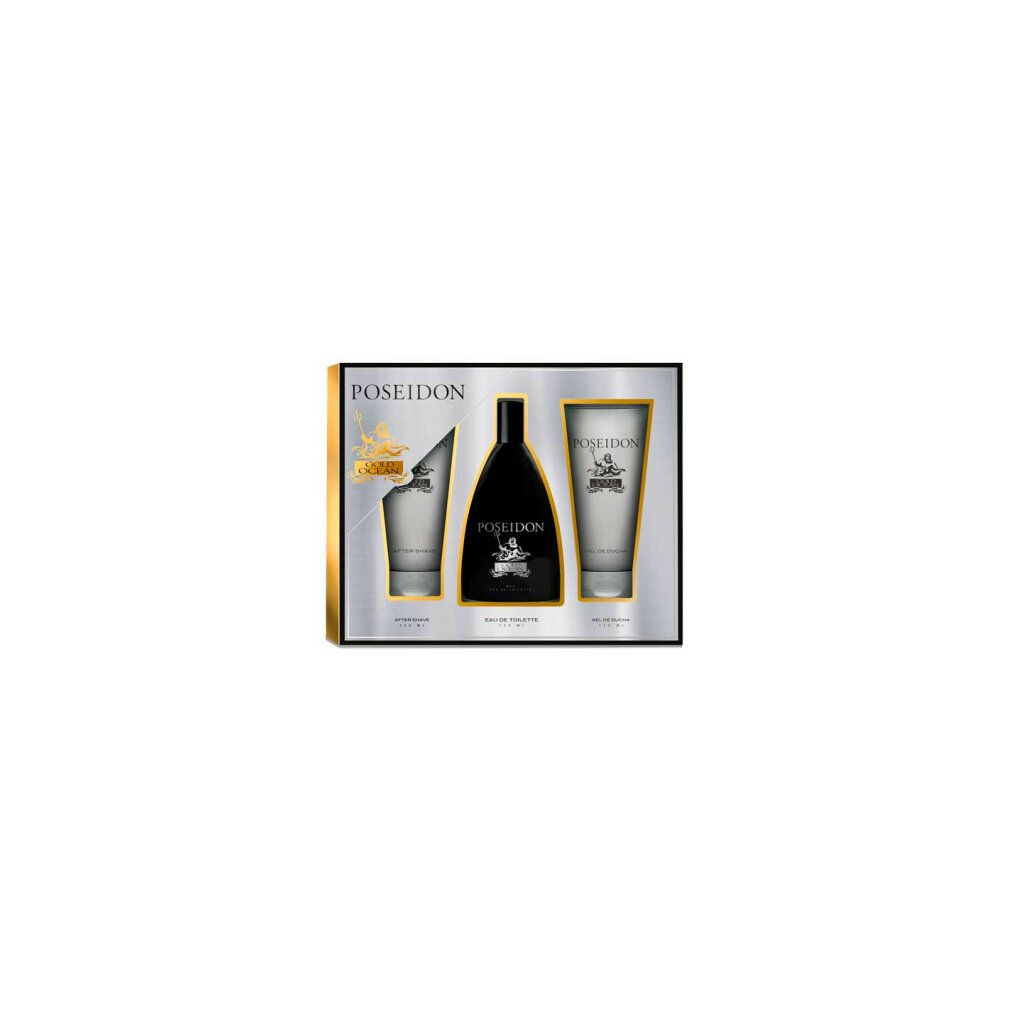 Instituto Español Poseidon Gold Ocean For Men EdT  Set 3 Artikel