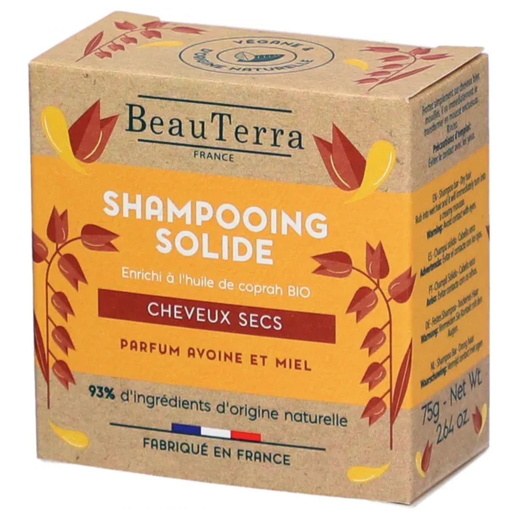 BeauTerra Shampoo Festes Trockenes Haar 6,4x6,5x3,2 cm
