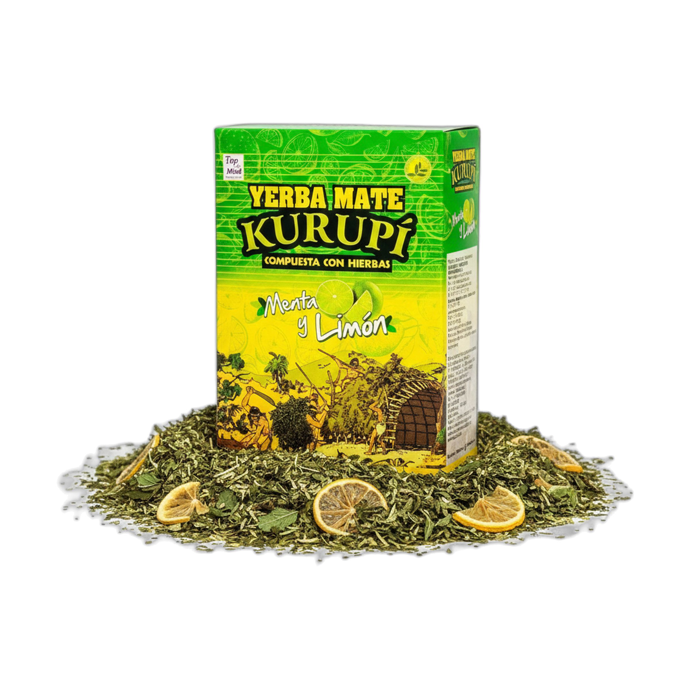 Yerba Mate Kurupi Menta y Limón 500 g