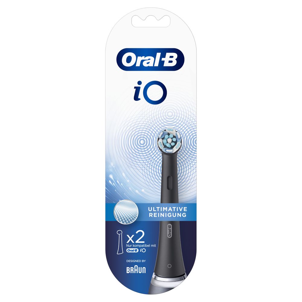 Oral-B - Aufsteckbürsten "iO Ultimative Reinigung BLACK"