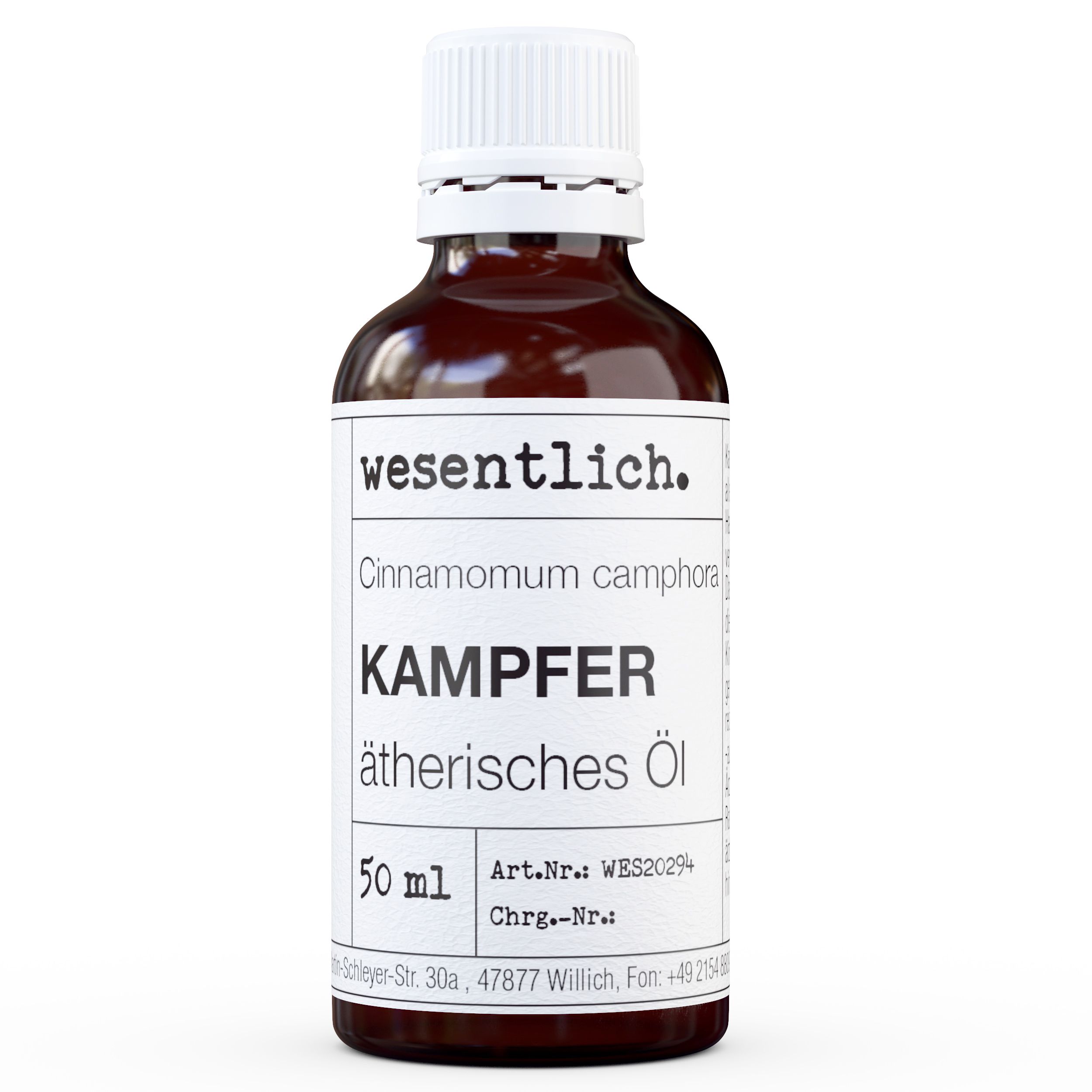 Kampfer - ätherisches Öl von wesentlich.