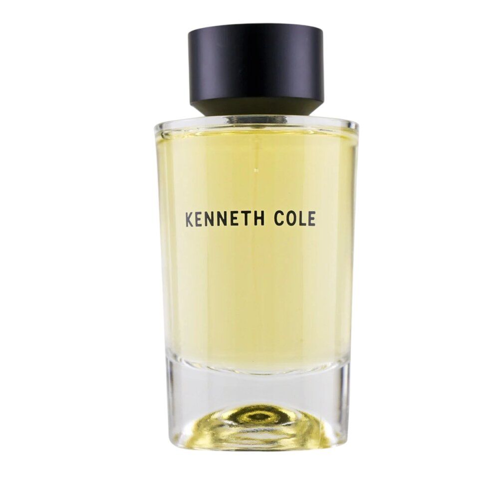 Kenneth Cole for Her Eau de Parfum Spray in einem Glasflakon mit schwarzem Verschluss.