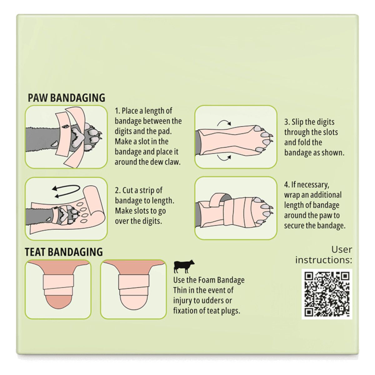 Rolle aus dünnem, elastischem Schaumstoffverband in Beige.