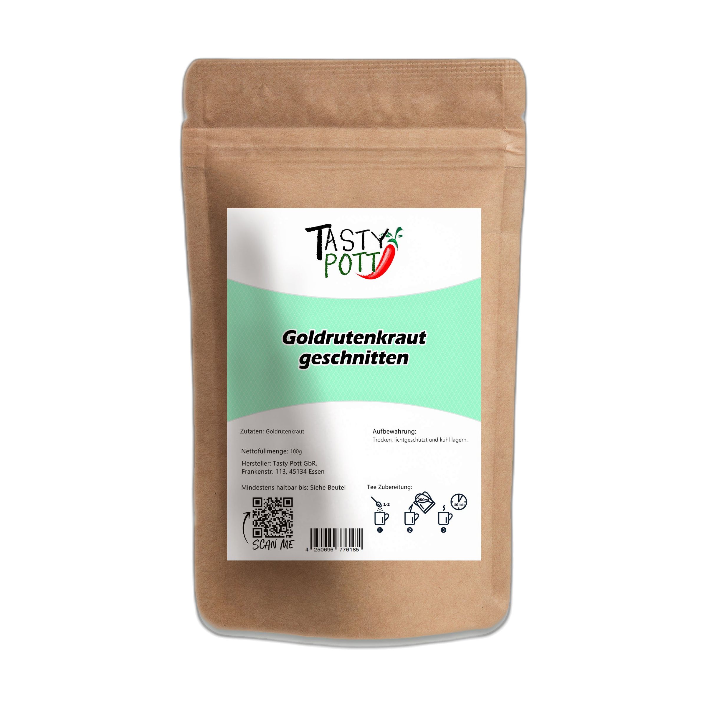 Tasty Pott Goldrutenkraut getrocknet & geschnitten 500 g