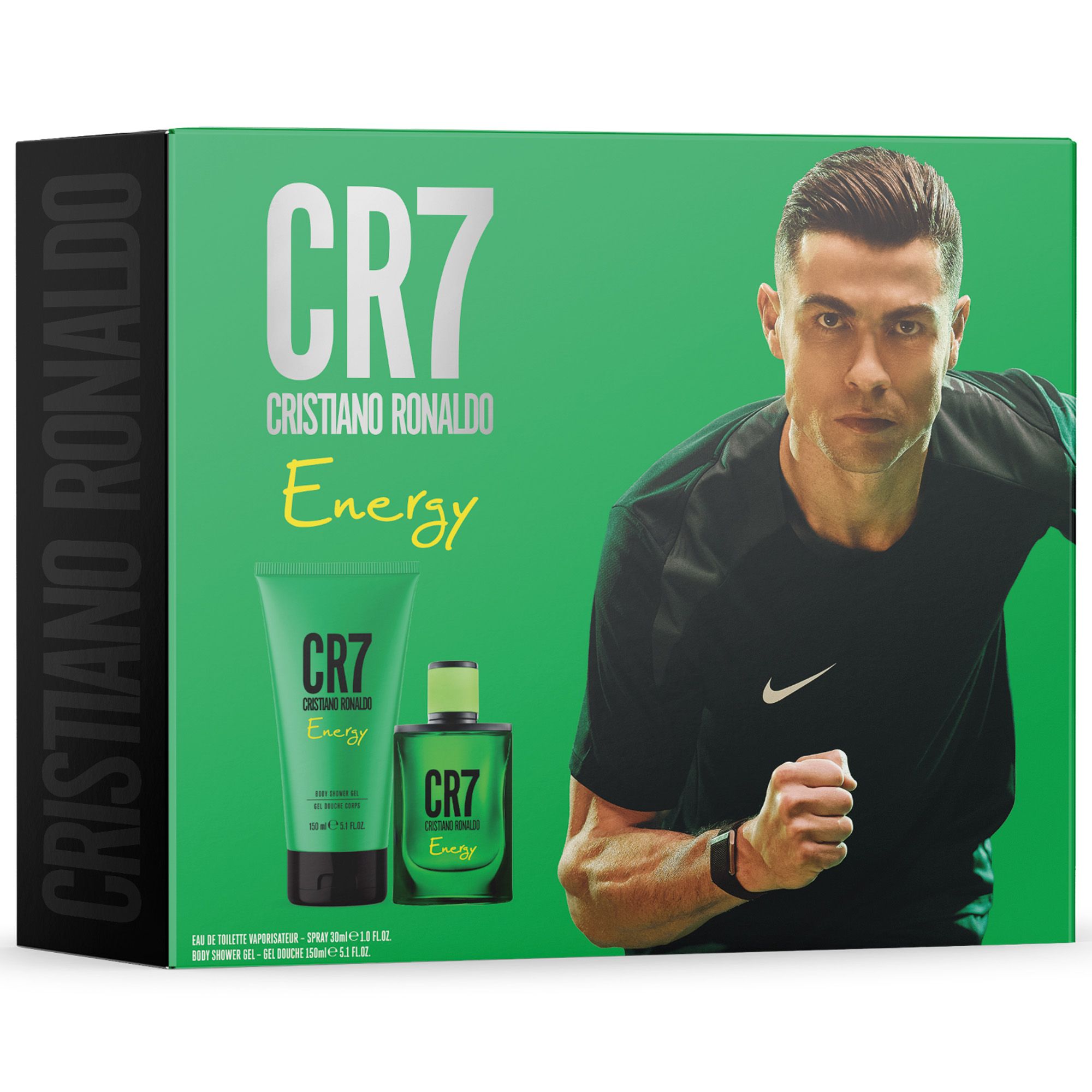 Cristiano Ronaldo CR7 Energy Geschenkset Eau de Toilette Shower Gel Herren Duftset Sportlich