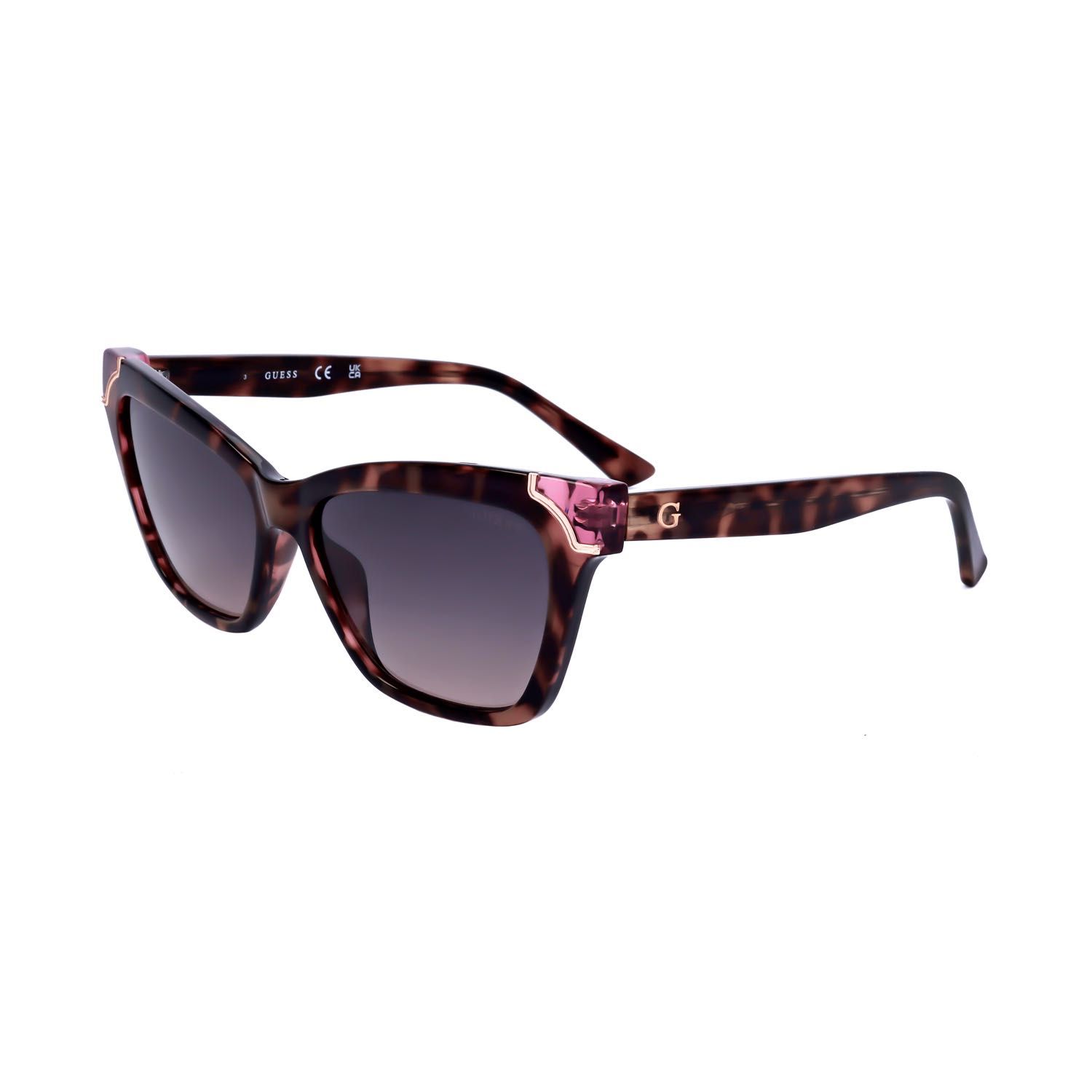 Guess occhiali da sole donna GU7840 mottled brown