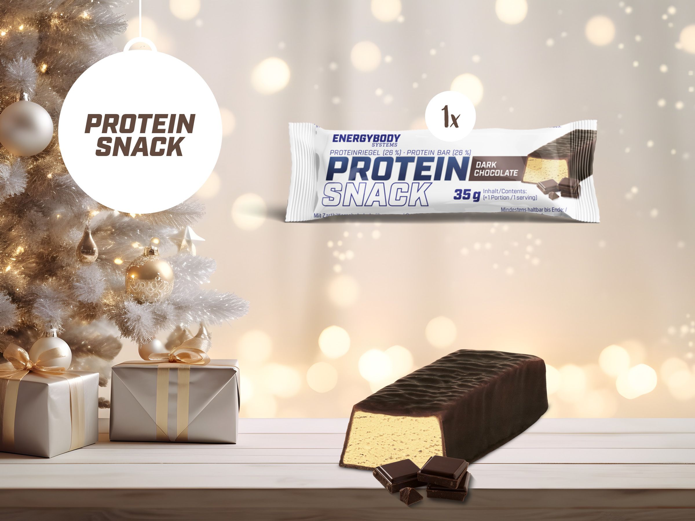 Adventskalender 2025 mit Proteinriegel Haferriegel Energieriegel