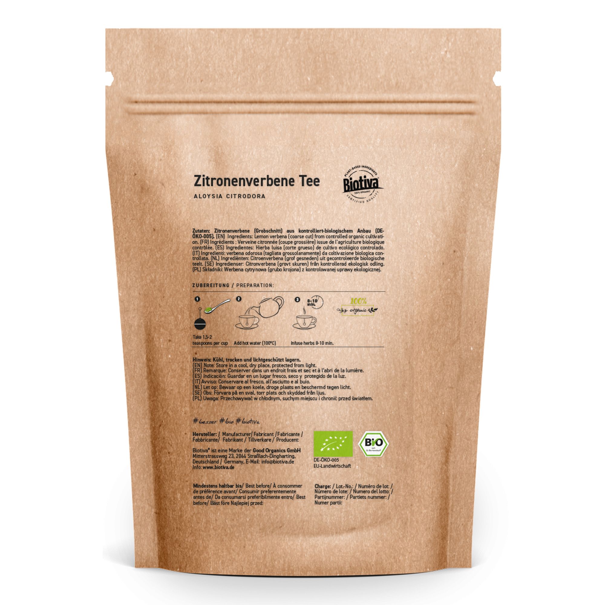 Biotiva Zitronenverbene Tee Bio