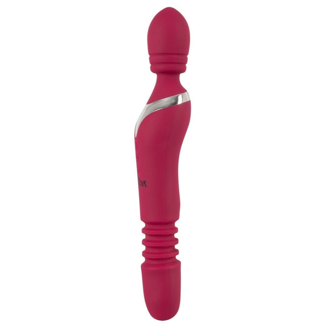 Massagestab "Warming & Thrusting Vibe" | Wärmefunktion, 7 Vibrationsmodi | Javida