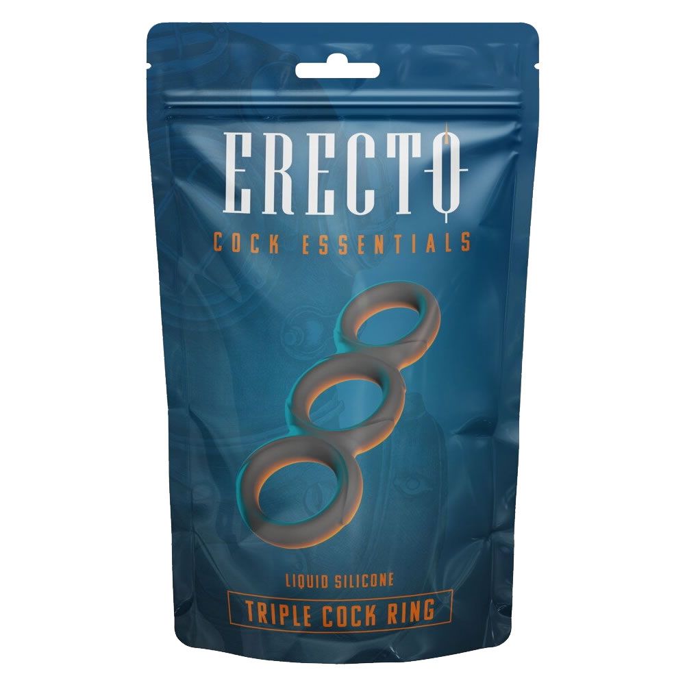 Erecto Liquid Silicone *Triple C0ck Ring* 1 St Sonstige
