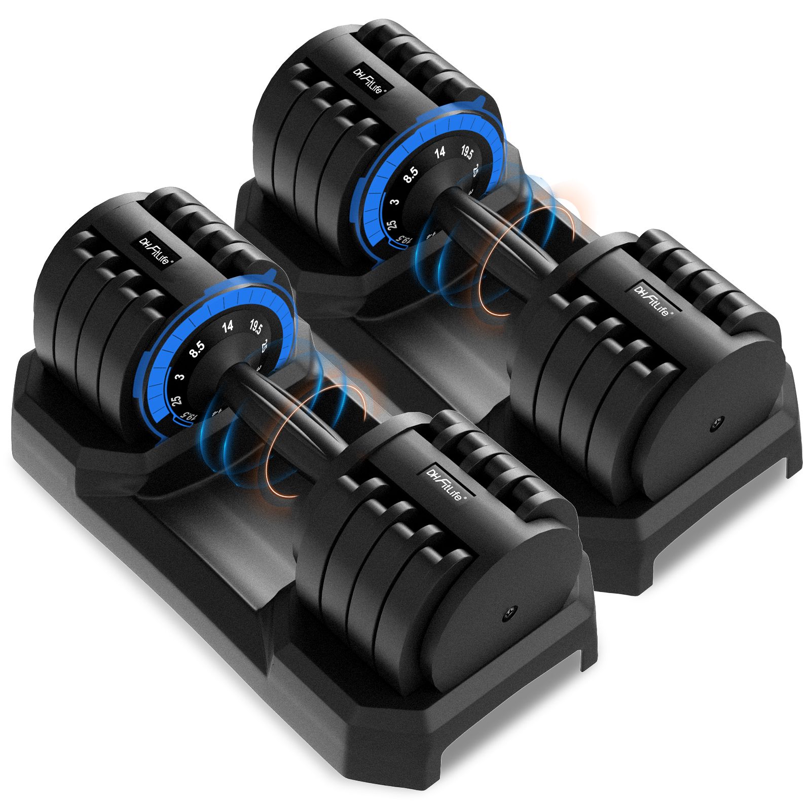 DH FitLife 25 kg Verstellbare Hanteln