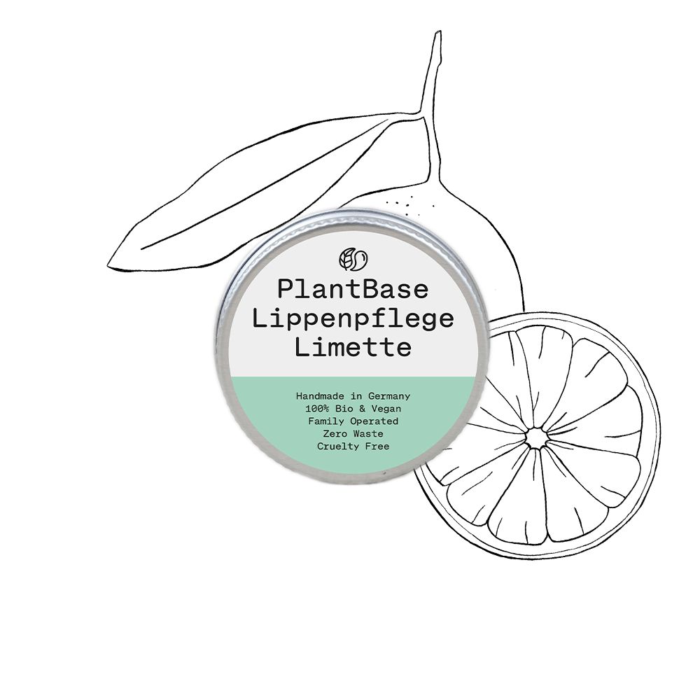 PlantBase Lippenpflege im Tiegel Limette