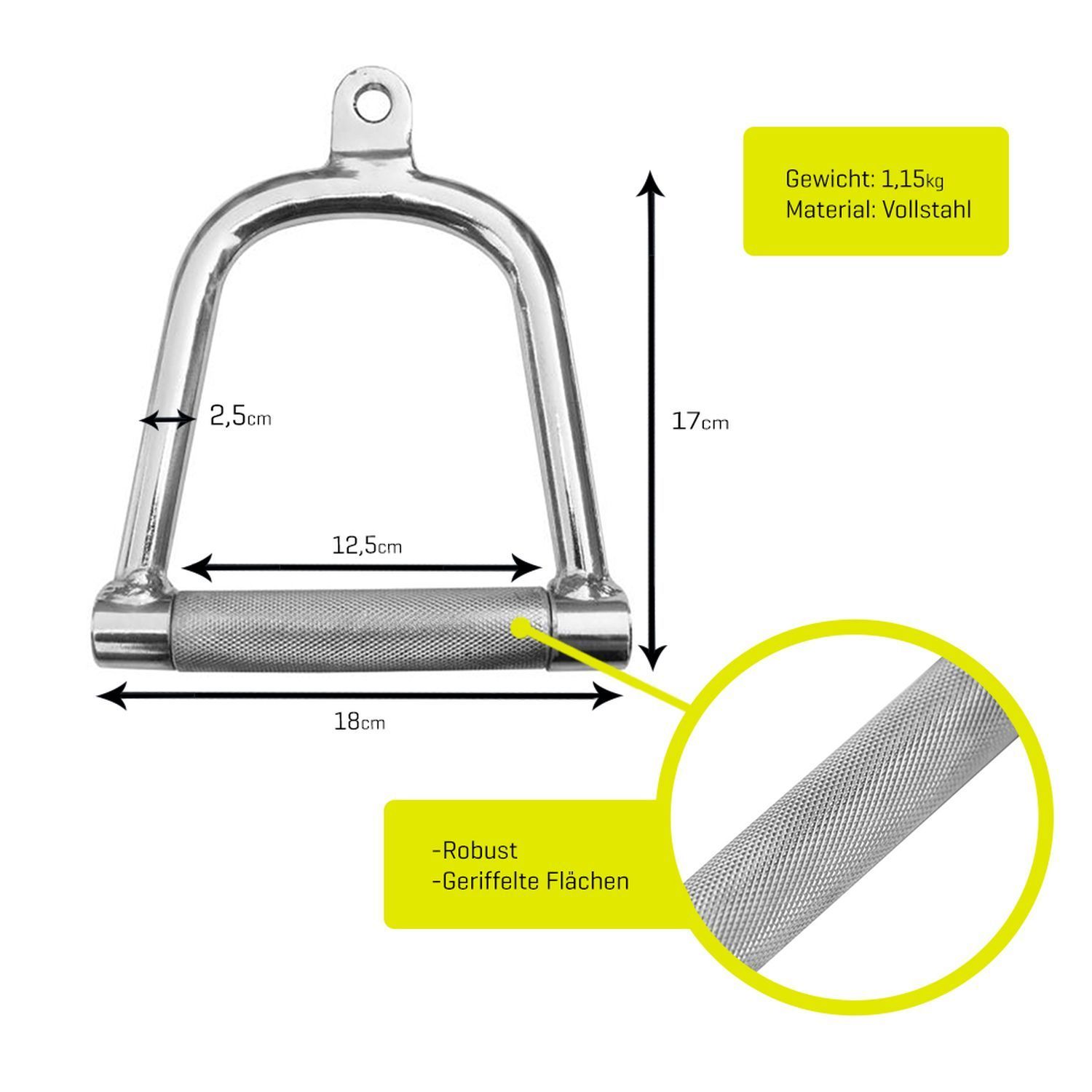 Sporttrend24 Einhandgriff lang,Sporttrend 24 2 x Einhandgriff lang