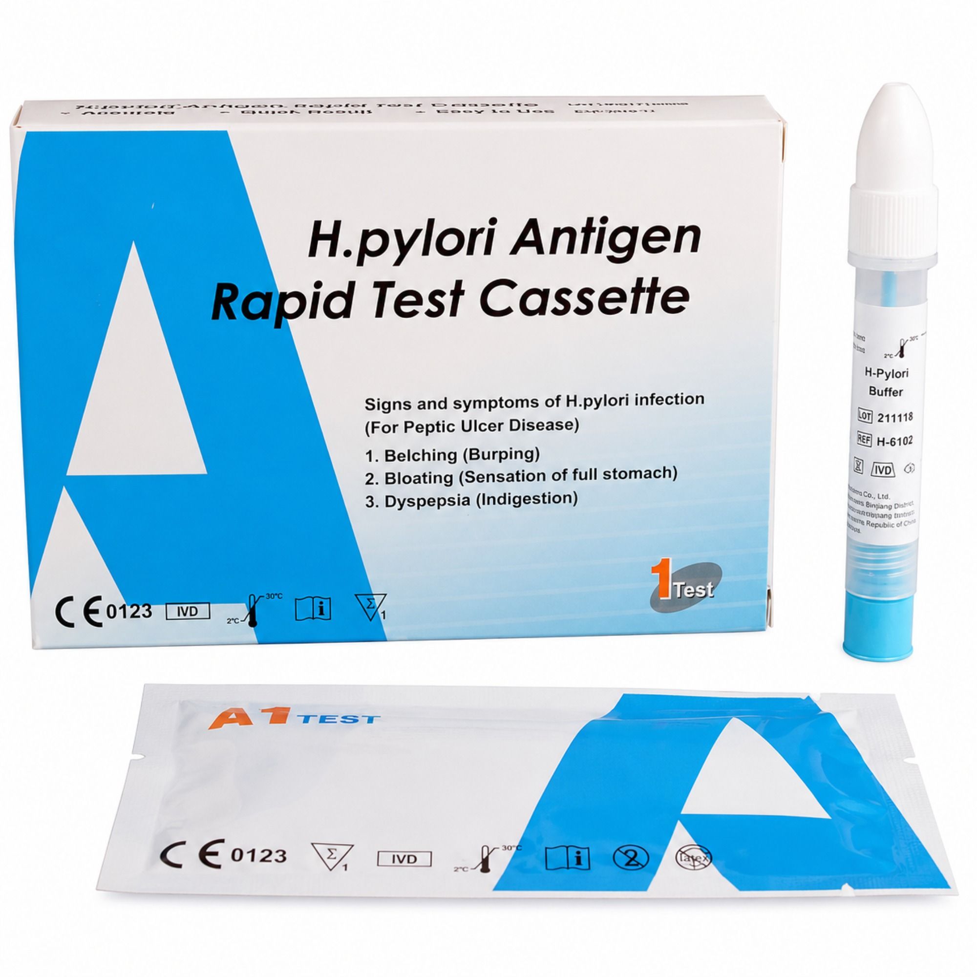 Alltest H. pylori Antigen Schnelltest Helicobacter Stuhltest 1 St