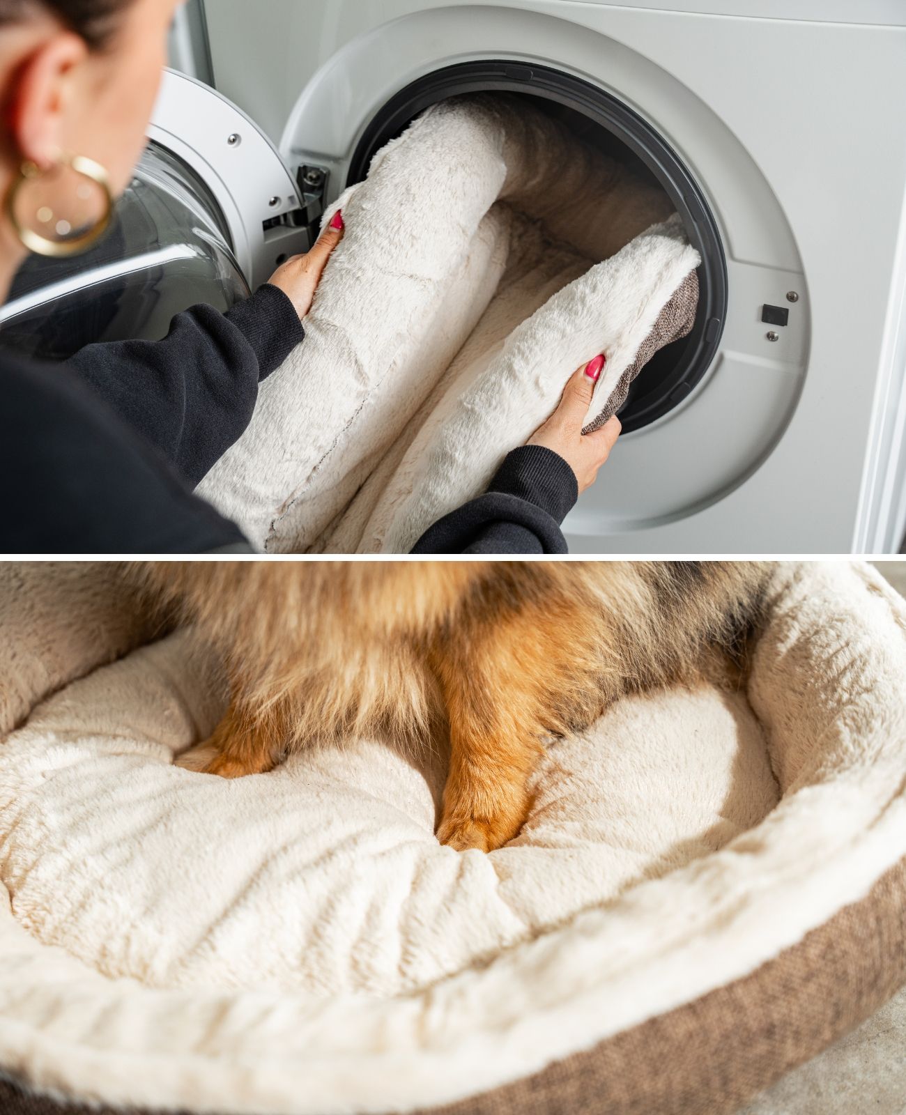 lionto Rundes Hundebett - Donutbed