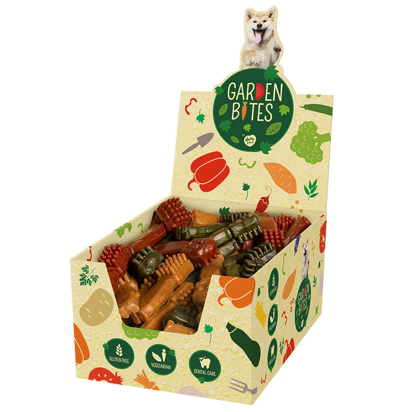 Garden Bites - Toby Toothbrush - Zahnpflege Snack für Hunde