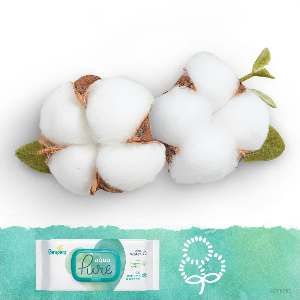 Pampers - Feuchttücher Vorteilspack Ecom "Aqua"