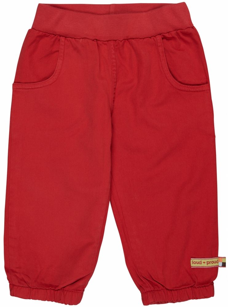 Loud + Proud Pantalone Velluto A Coste Unisex Bambino – Colore Colorato, 100% Cotone, Vita Elastica