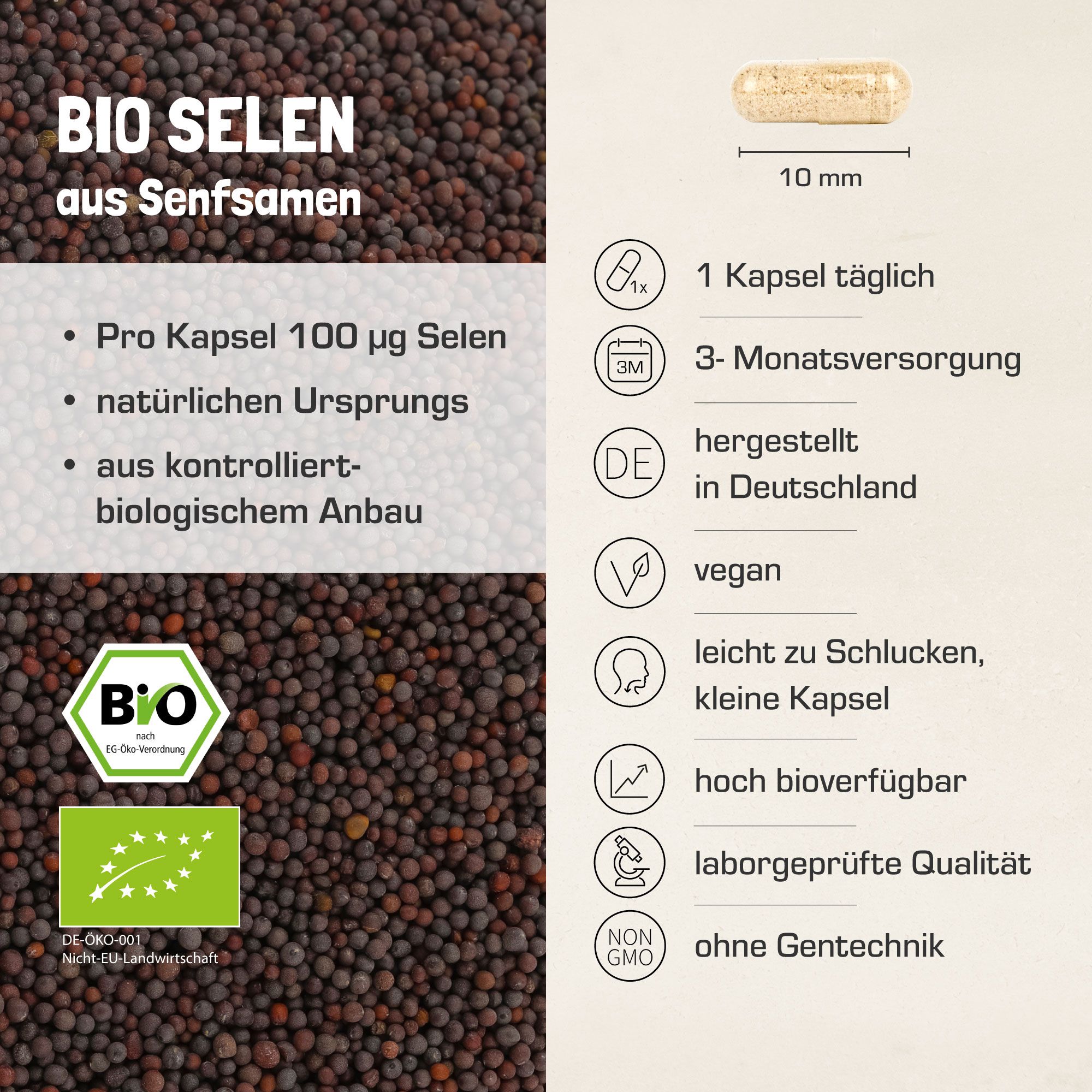 Purabyo Bio Selen Kapseln 90 St