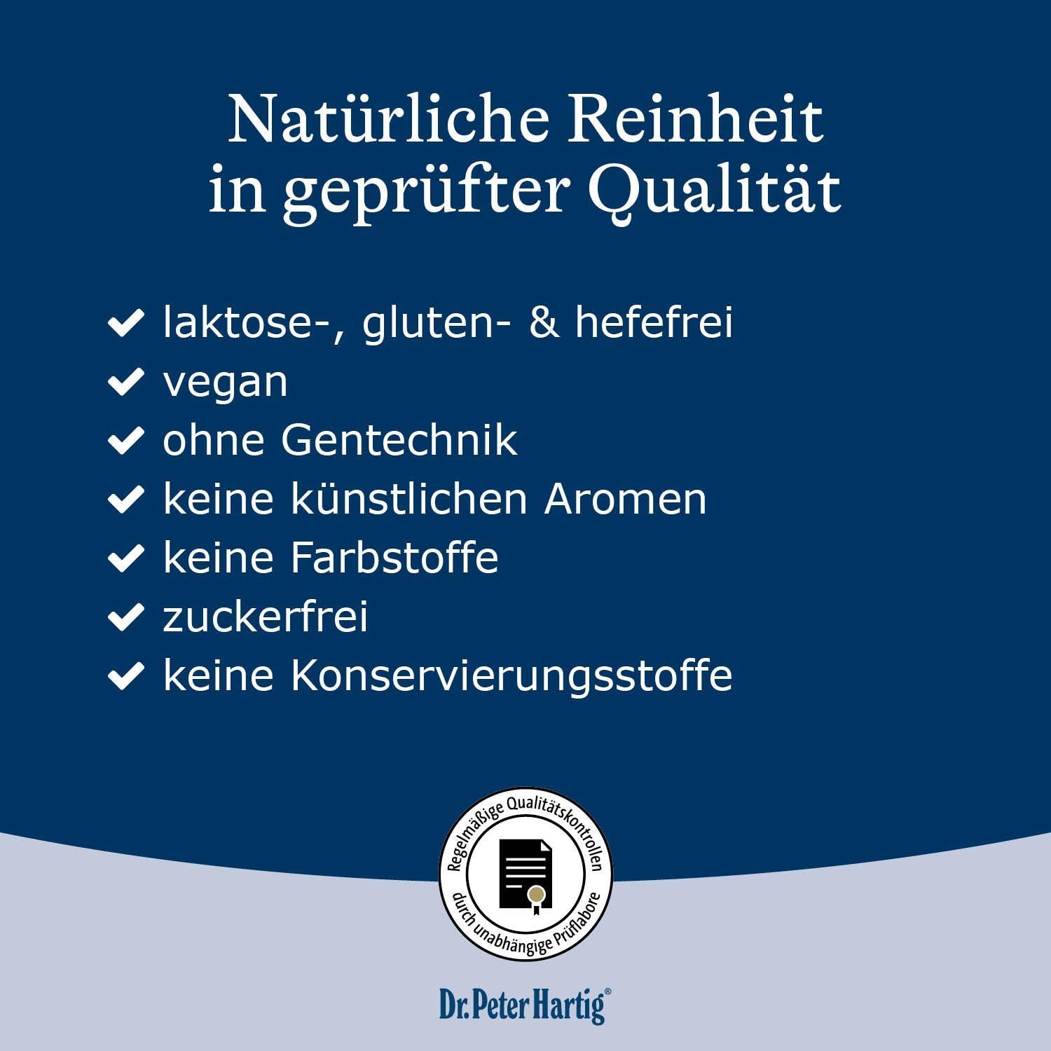 Etikett einer Verpackung. Text: Osteo K2. Enthält Calcium, Vitamin D und K. Inhaltsstoffe und Dosierung. Abbildung von Knochen.