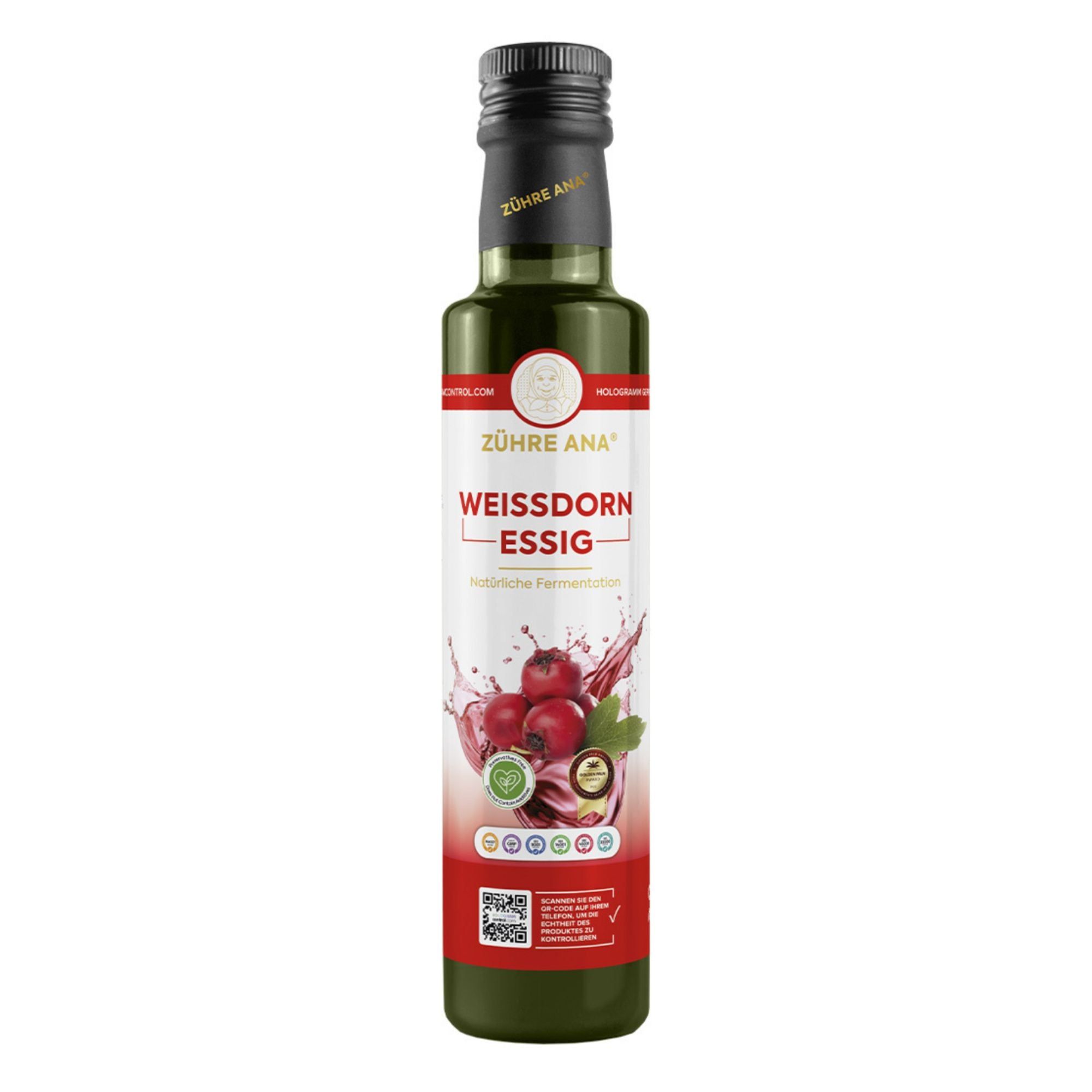 Zühre Ana | Weißdornessig 0,5 l