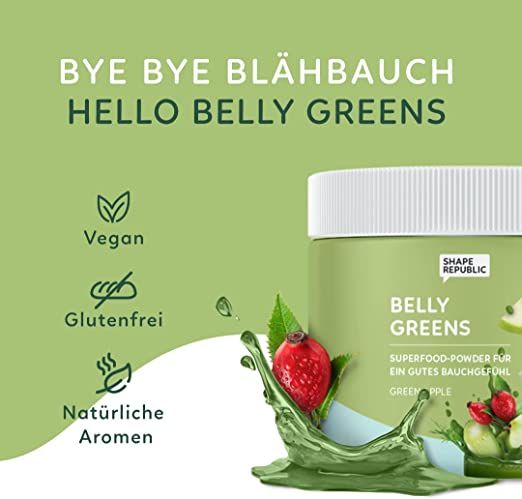 Shape Republic Belly Greens - Greens Pulver