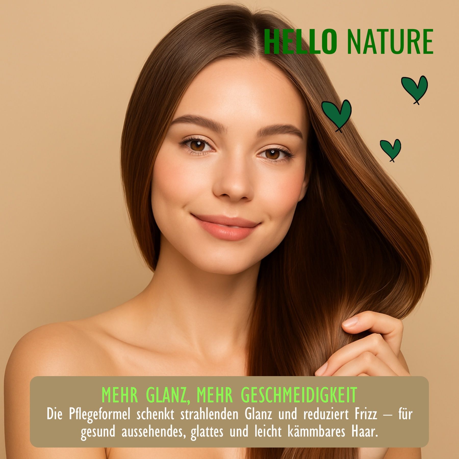 Hello Nature Haarshampoo Hanföl Cannabis Naturkosmetik für Haarpflege