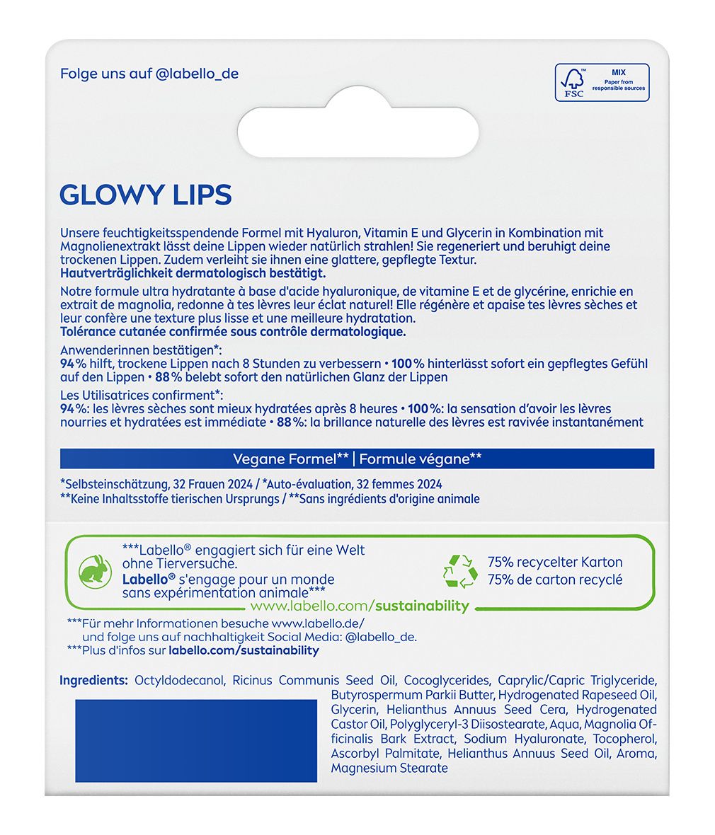 Labello Glowy Lips Clear & Berry Set