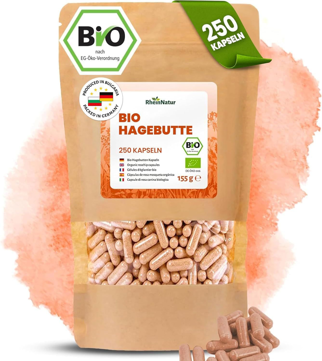 RheinNatur Hagebutten Kapseln