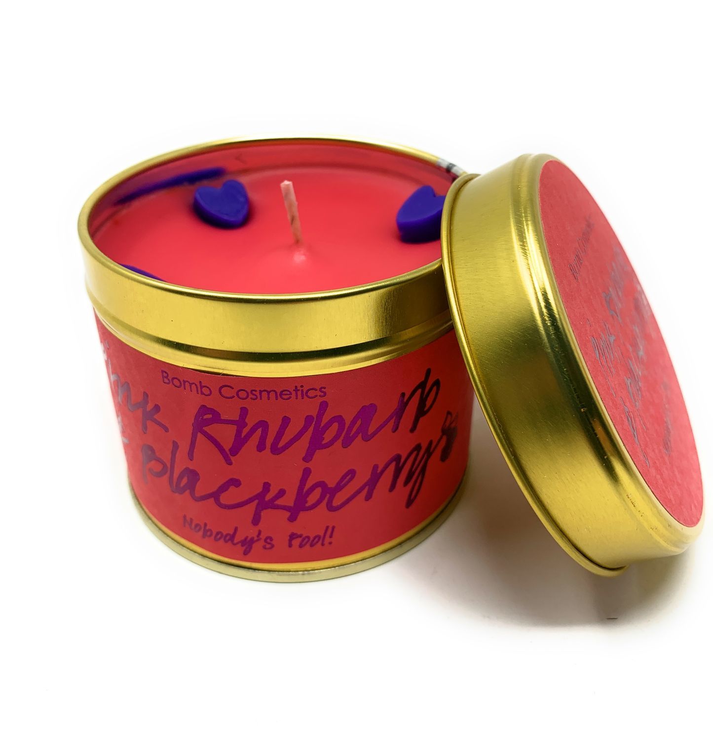 Bomb Cosmetics Duftkerze PINK Rhubarb & Black Berry