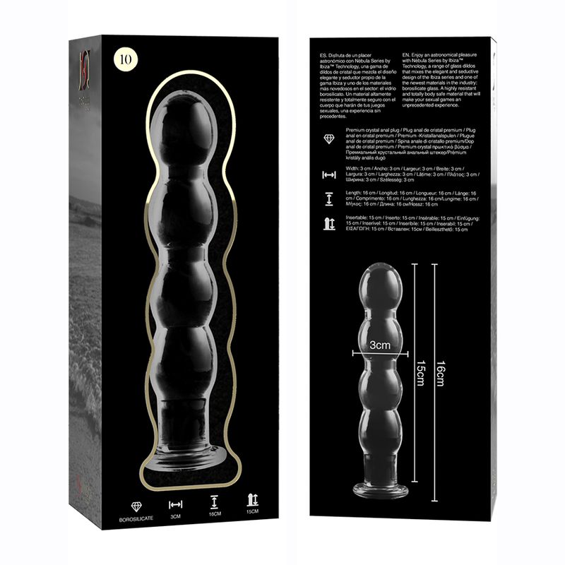 Nebula Series By Ibiza - Modell 10 - Dildo Borosilikatglas