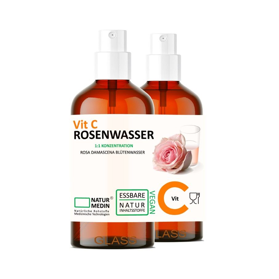 NATURMEDIN® 2 x  Vitamin-C Rosenwasser