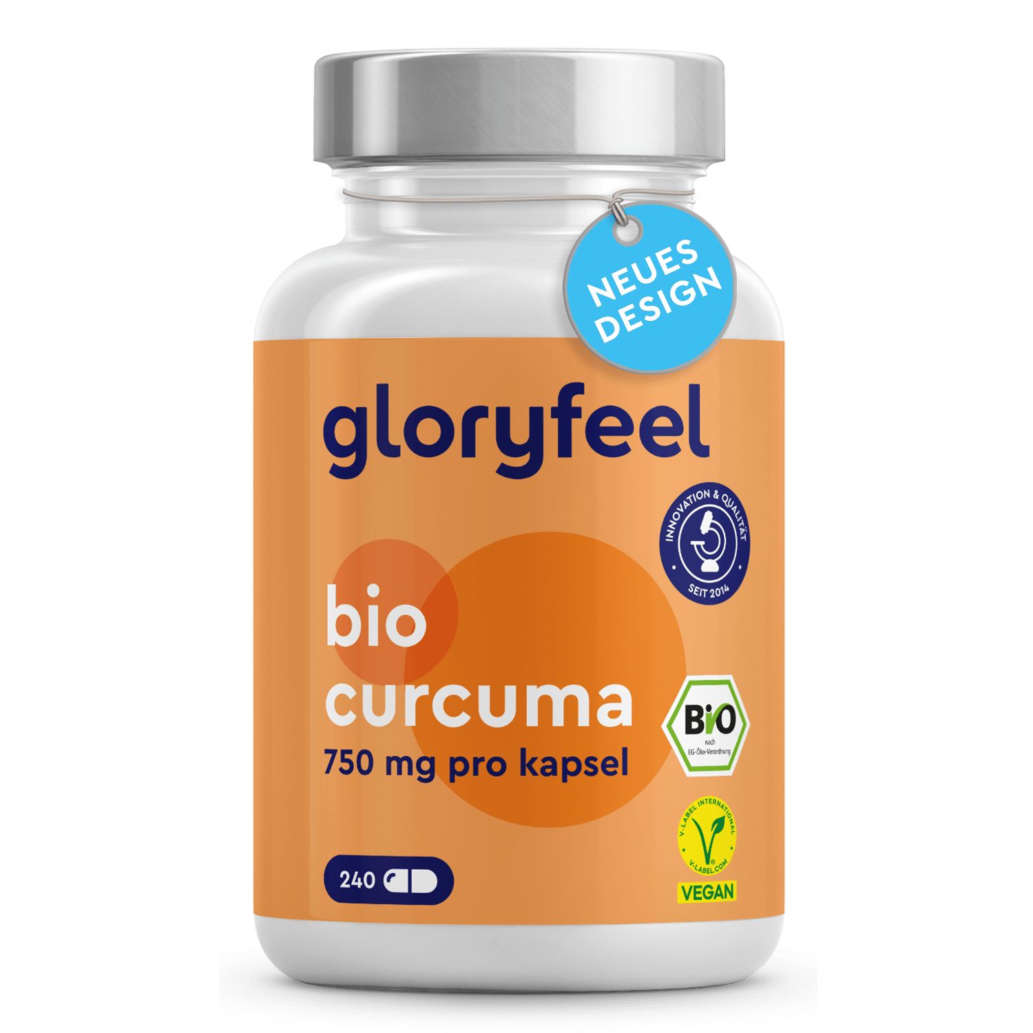 gloryfeel® Bio Curcuma Kapseln