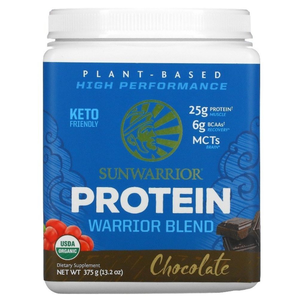 Warrior Blend Choc Bio Erbsen-Hanf+Gojibeerenpro. 375 g Pulver
