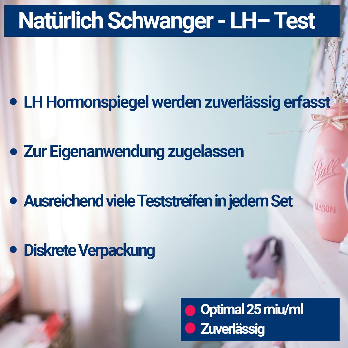 HIXO Ovulationstests Streifen LH 25miu/ml