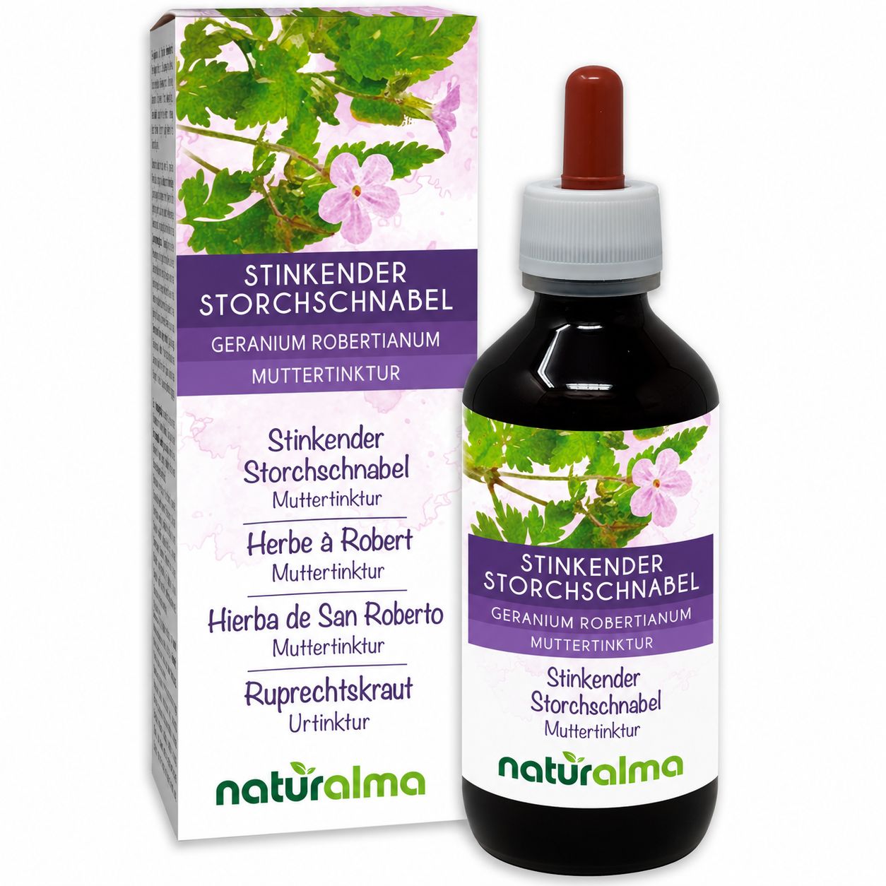 Naturalma Ruprechtskraut (Geranium robertianum) alkoholfreie Tropfen 120 ml
