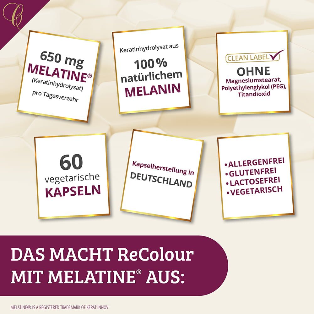 Cellufine®  ReColour Kapseln mit MELATINE®