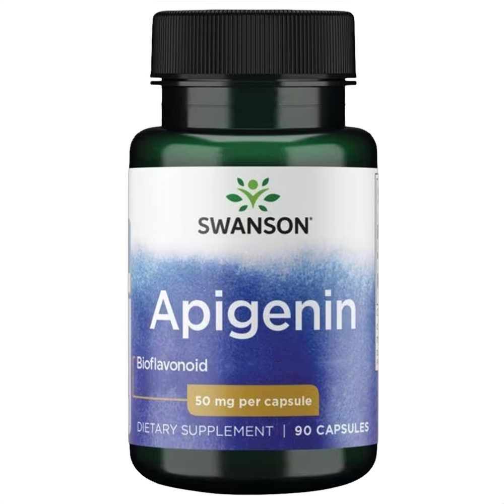 Swanson Apigenin Bioflavonoid Kapseln, 50 mg pro Kapsel, 90 Kapseln.