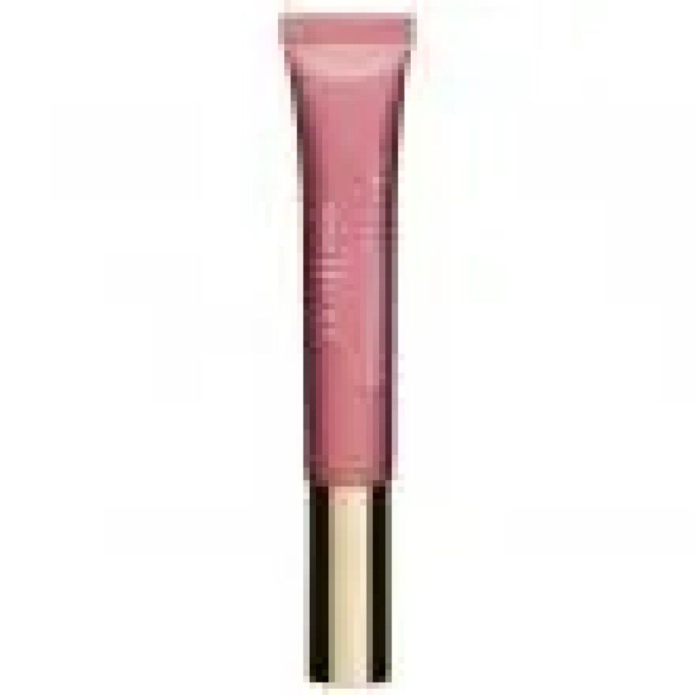 Rosa Tube Clarins Lip Perfector. Goldener Schraubverschluss. Aufschrift Lip Perfector.