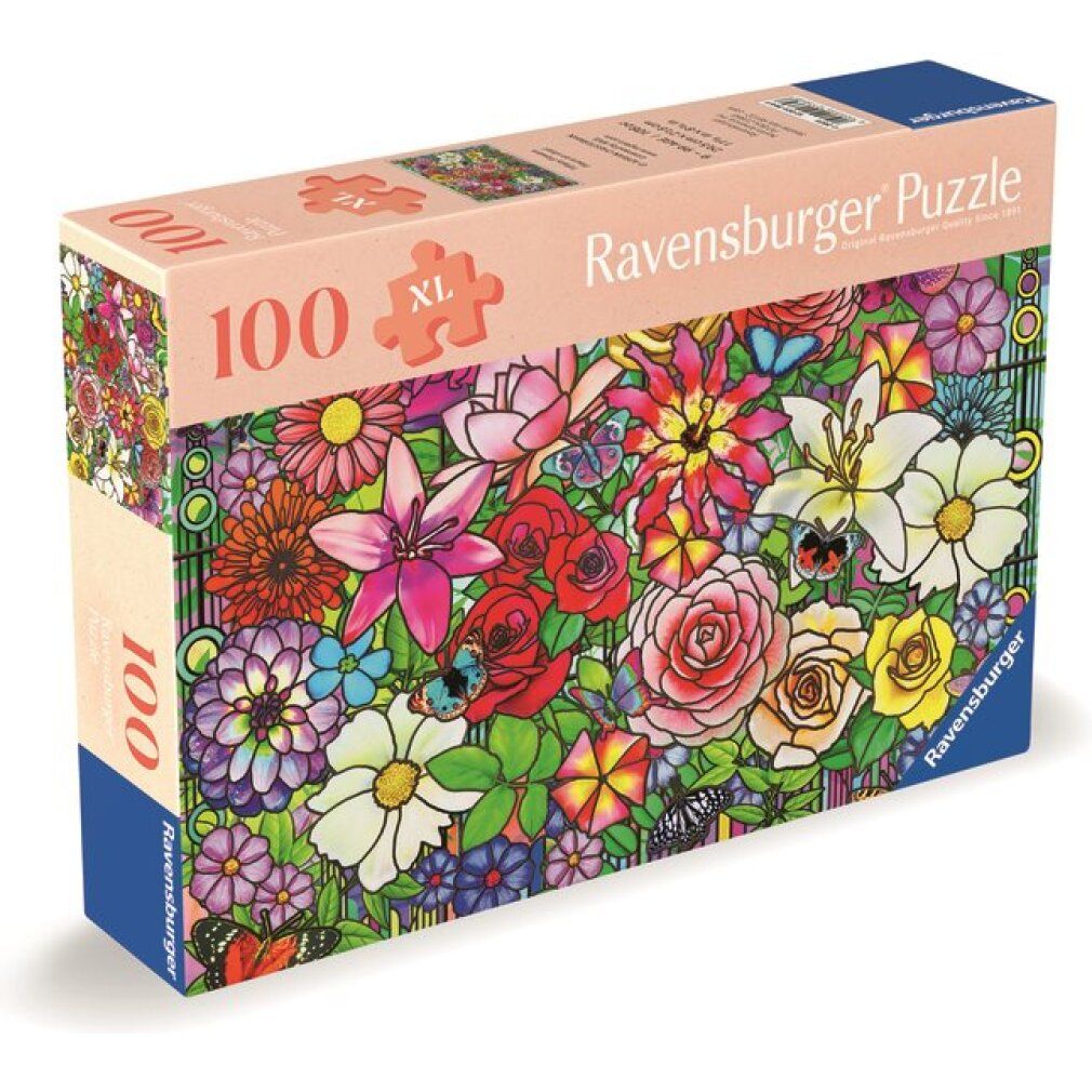 Feel Well & Puzzle - Blumenfenster (100 Teile)