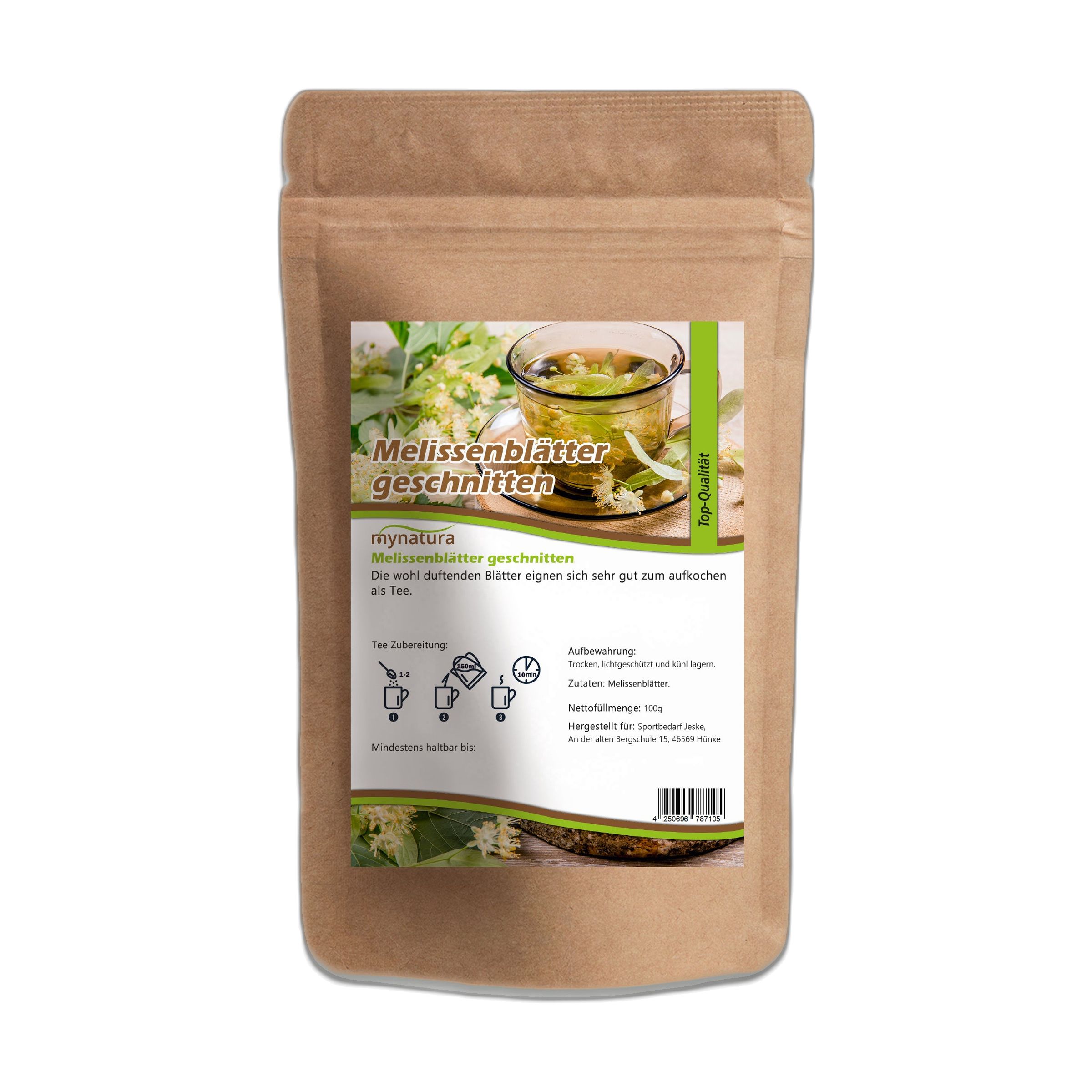 Mynatura Melissenblätter getrocknet & geschnitten 100 g