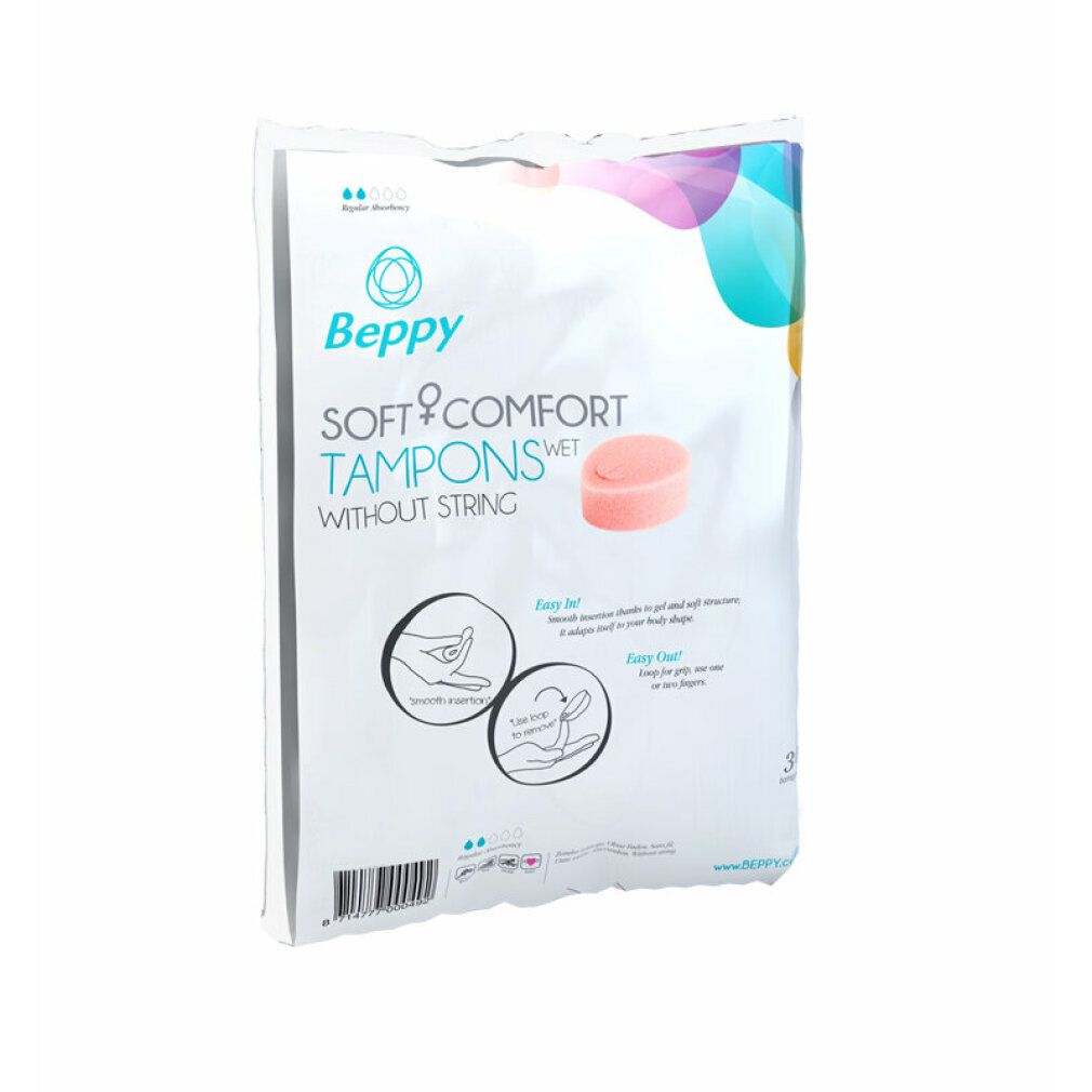Beppy *WET* Soft + Comfort Tampons without String