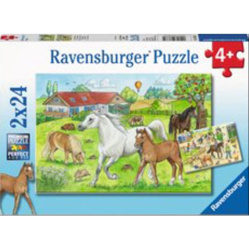 ravensburger Stallpuzzle 2x24 Teile