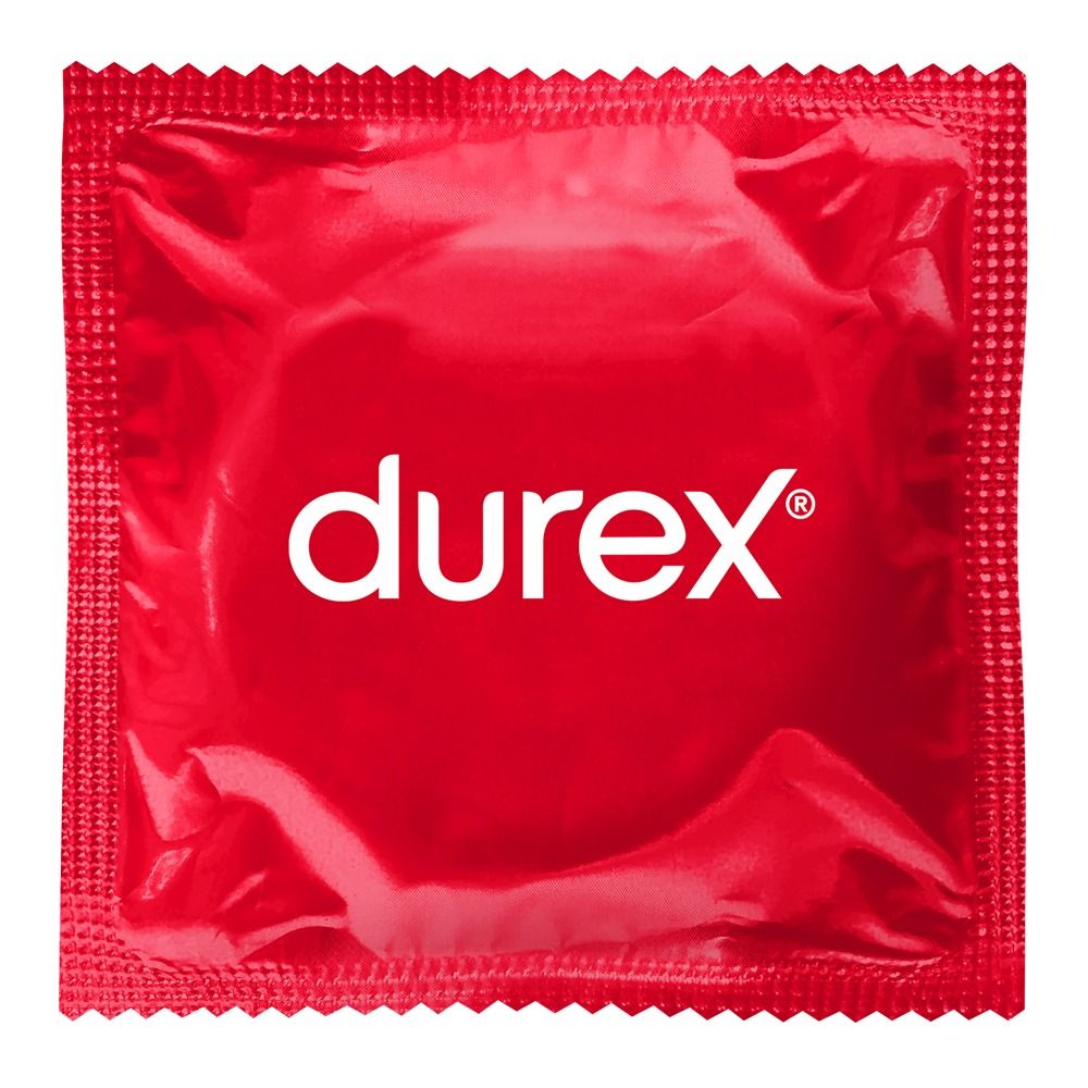 Durex Gefühlsecht Classic Kondom-Packung (8 Stück) mit einzeln verpacktem Kondom.
