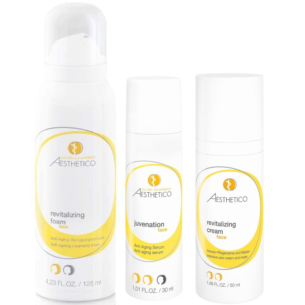 Aesthetico Sparset Revitalizing Foam + Juventation + Revitalizing Cream